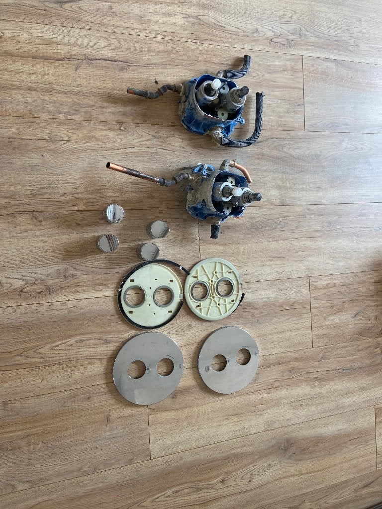 Thermostaatkraan inbouw grohe, Ophalen, Gebruikt, Rvs, Douche