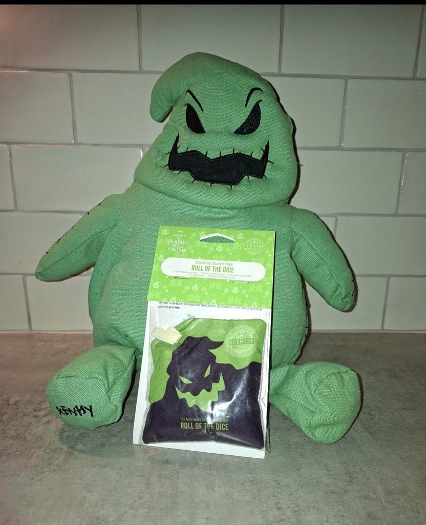 Oogie Boogie Scentsy Geur Knuffel, Groen, Overige merken, Disney, Overige typen