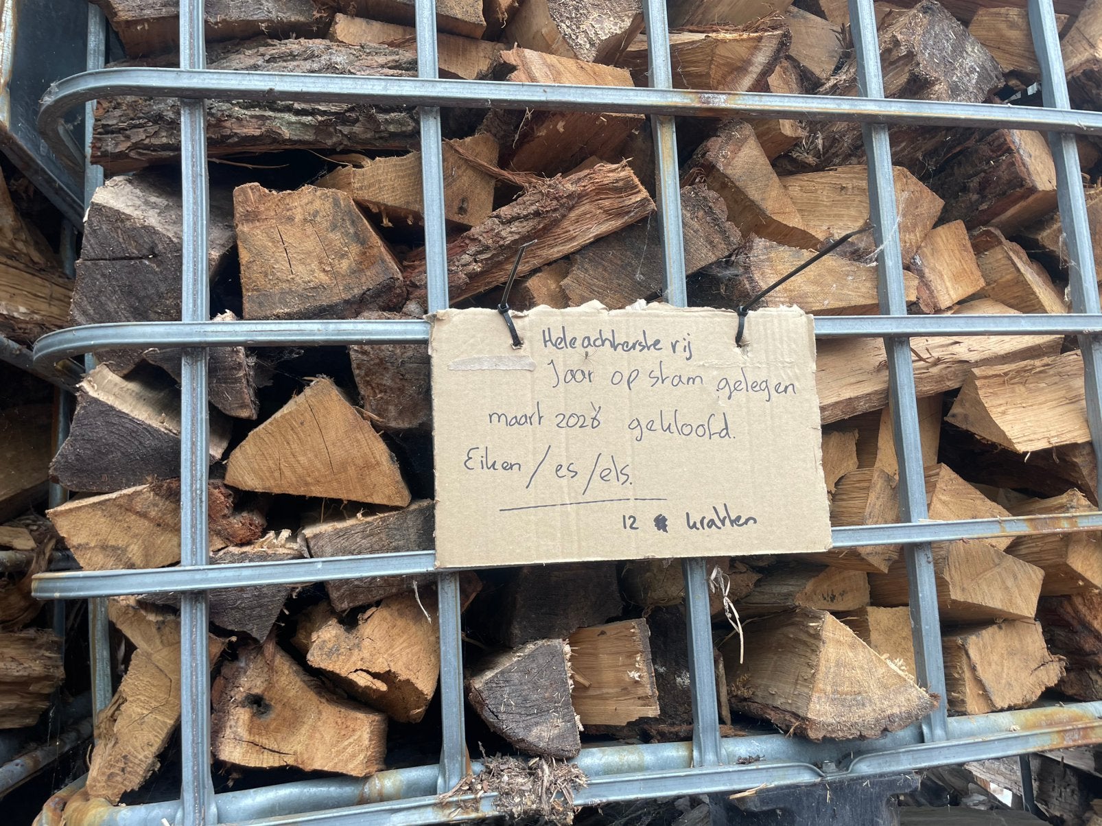 Haardhout gekloofd, Tuin en Terras, Haardhout, 6 m³ of meer, Ophalen, Overige houtsoorten, Blokken