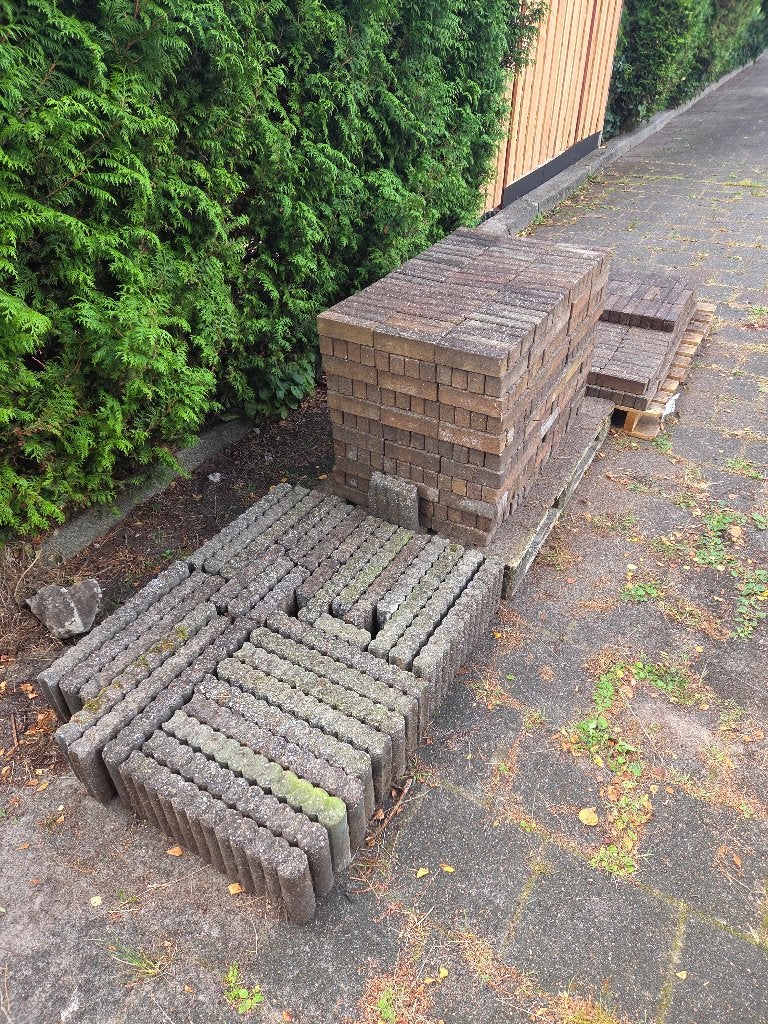 Partij klinkers en opsluitbanden, Ophalen, Gebruikt, Klinkers, 10 m² of meer