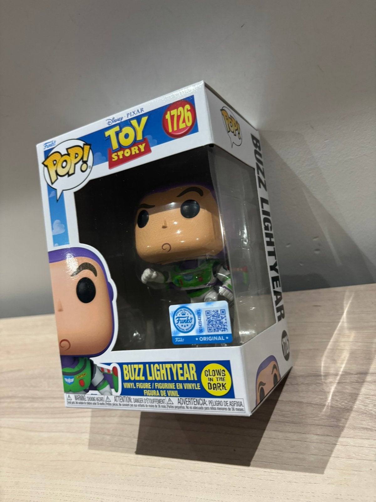 Funko Pop! Disney Pixar Toy Story Buzz Lightyear #1726 GITD, Verzamelen, Funko Europe, Beeldje of Figuurtje, Overige figuren, Ophalen of Verzenden