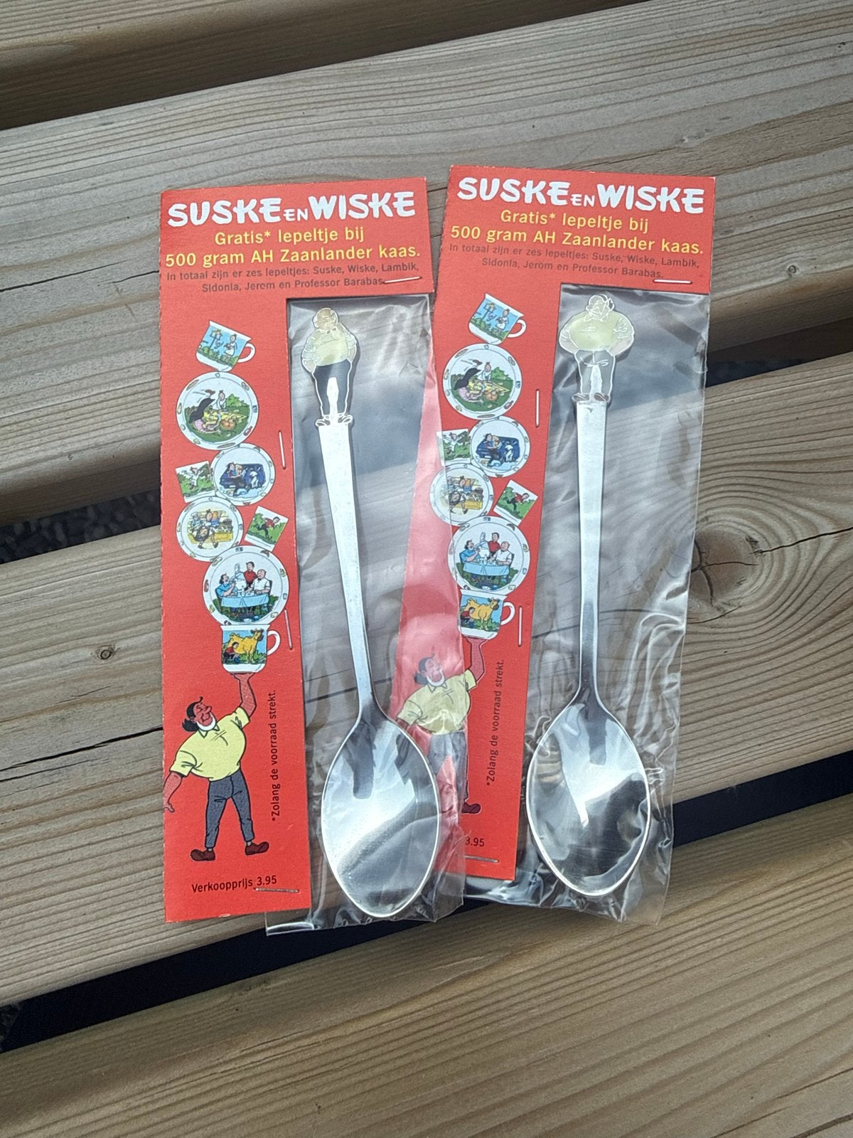 Suske en Wiske lepeltjes, Ophalen of Verzenden, Nieuw
