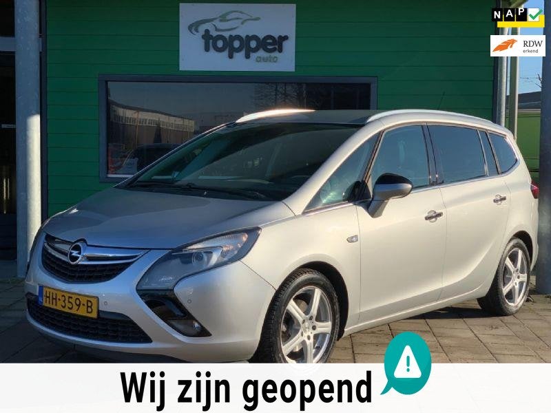 Opel Zafira Tourer 1.4 Cosmo 7pers / CruiseControl /, 1513 kg, Euro 5, Stof, Gebruikt