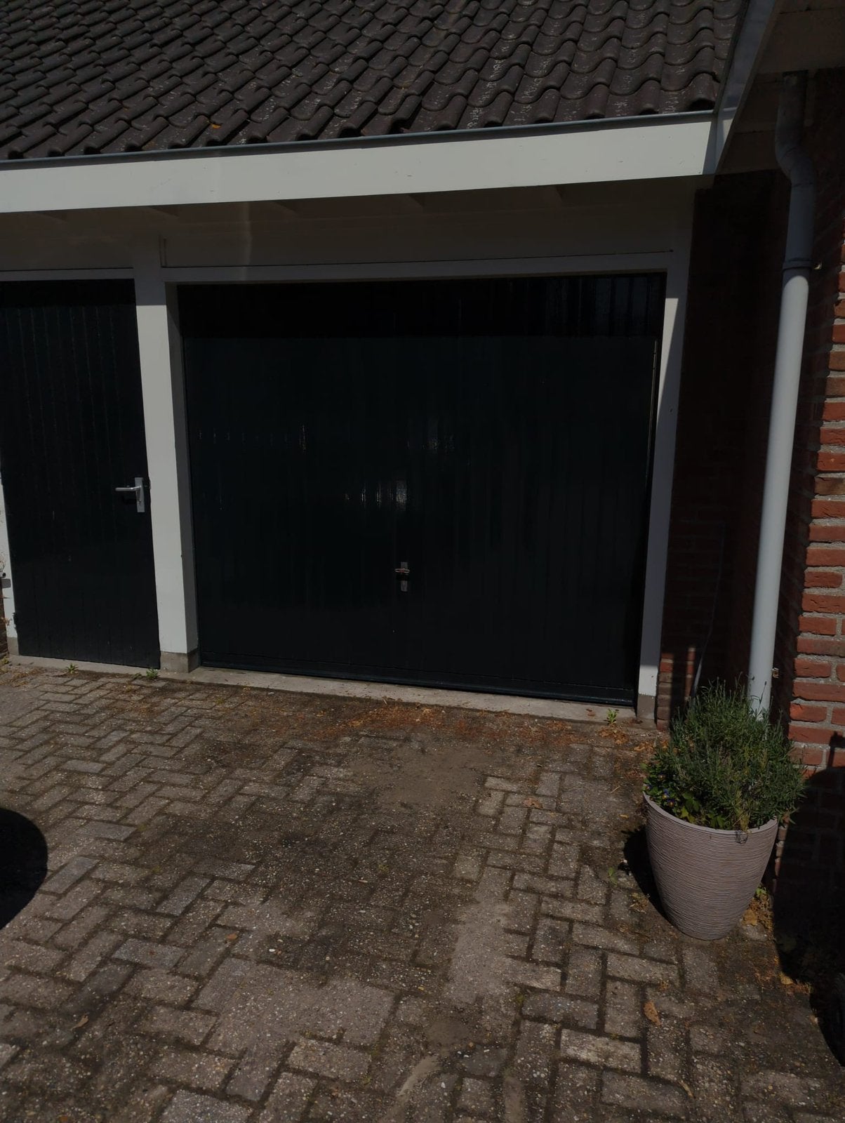 Garagedeur, Ophalen, Gebruikt, 120 cm of meer, Garagedeur