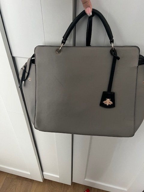 Grijze tas, Sieraden, Tassen en Uiterlijk, Ophalen of Verzenden, Zo goed als nieuw, Grijs