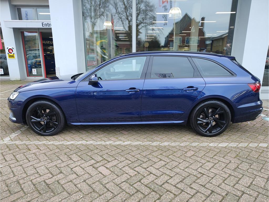 Audi A4 Avant 35 TFSI ADVANCED EDITION AUT. Panoramadak | Le, 12 maanden, Gebruikt, 4 cilinders, Blauw