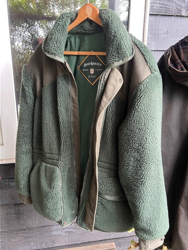 Jagers Jas fleece, Kleding | Heren, Ophalen of Verzenden, Zo goed als nieuw, Maat 56/58 (XL), Groen