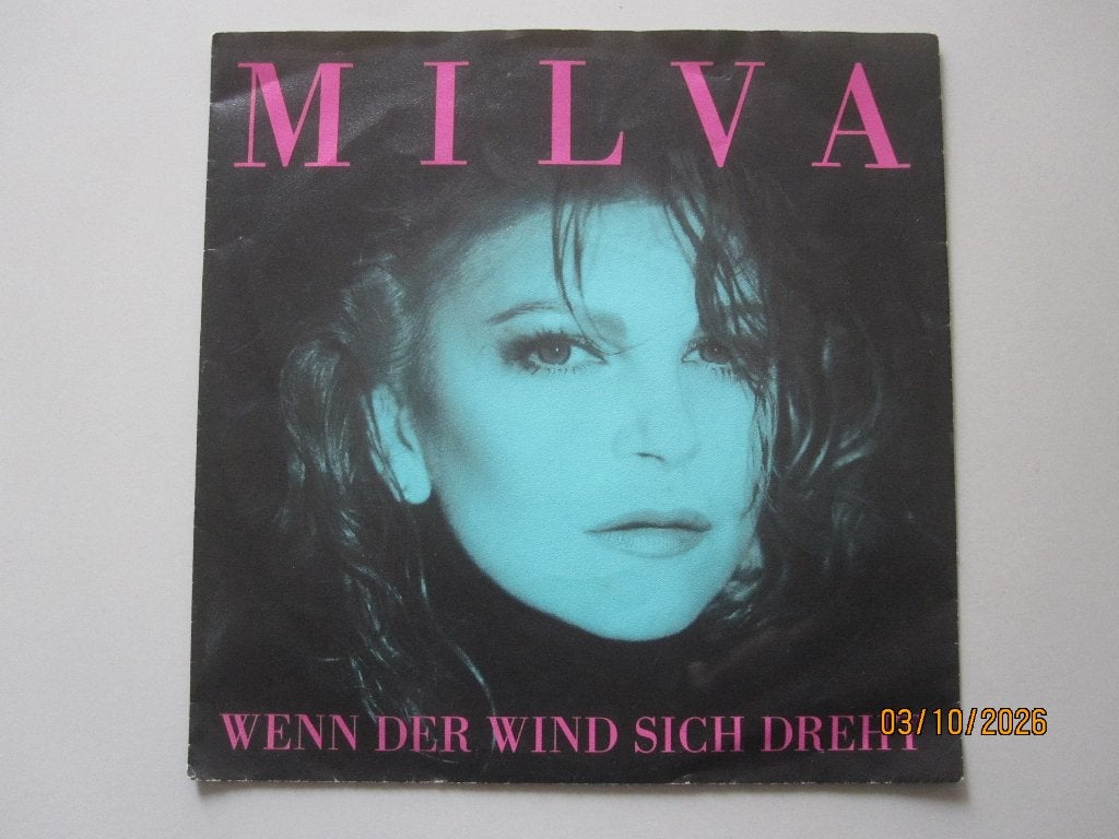 MILVA - wenn der wind sich dreht - vinyl 7", Gebruikt, 7 inch, Overige typen, Schlager