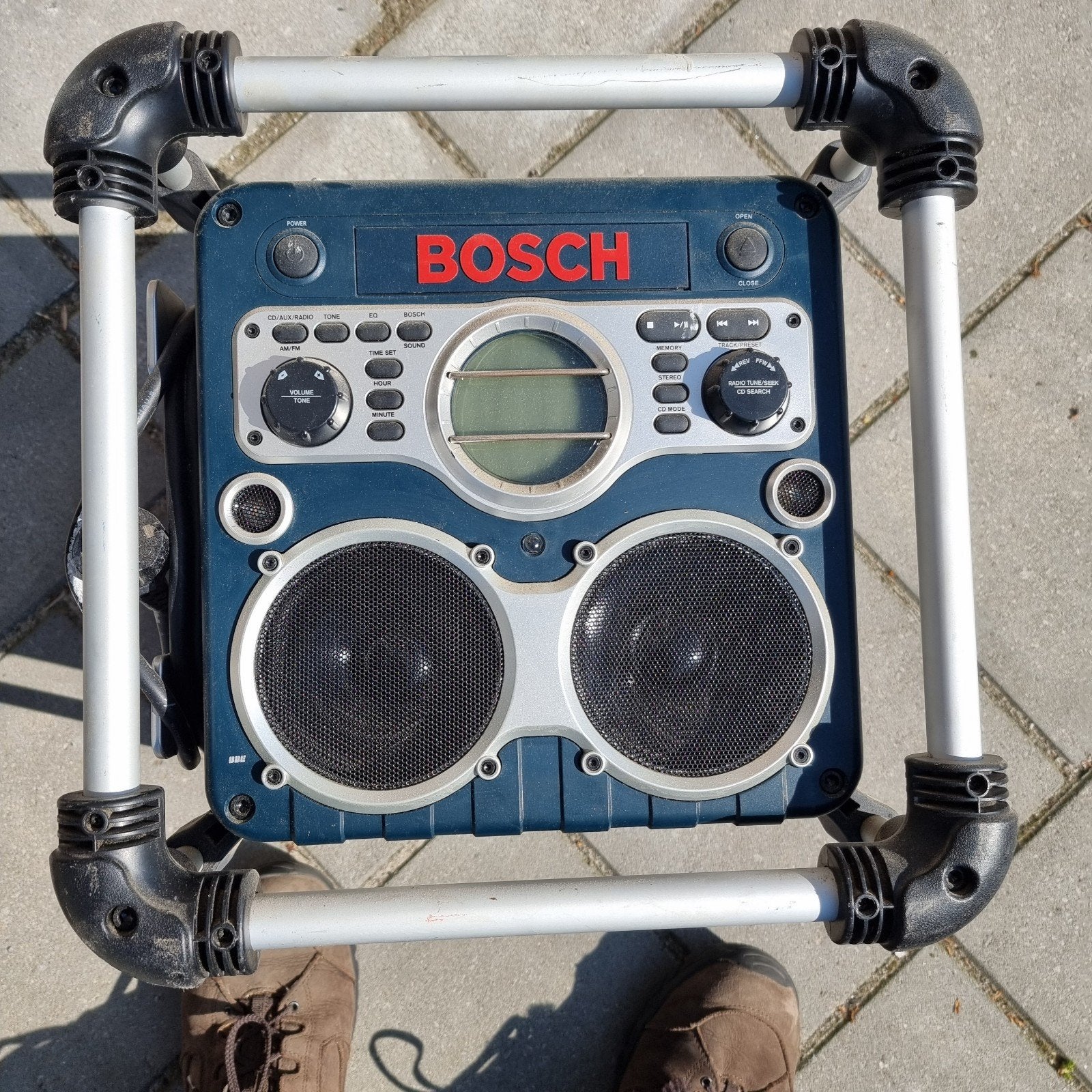 Bosch bouwradio, Audio, Tv en Foto, Radio's, Gebruikt, Bouwradio, Ophalen