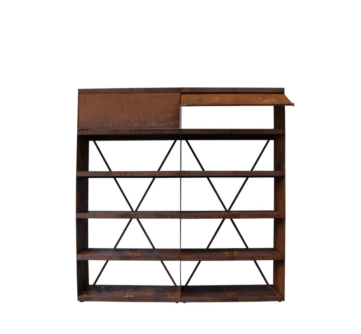 Ofyr wood storage corten 200 - opslag kast - cortensstaal, Minder dan 3 m³, Ophalen