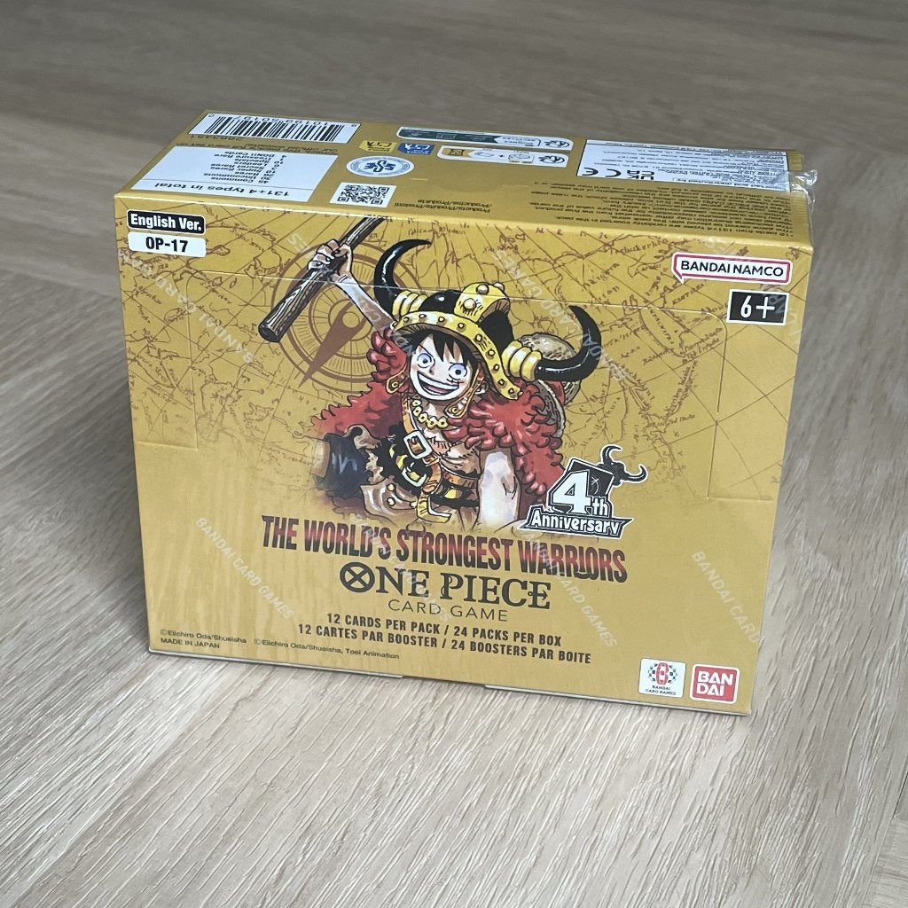 One Piece The Worlds Strongest Warriors Booster Box OP17, Hobby en Vrije tijd, Ophalen of Verzenden, Nieuw, Boosterbox