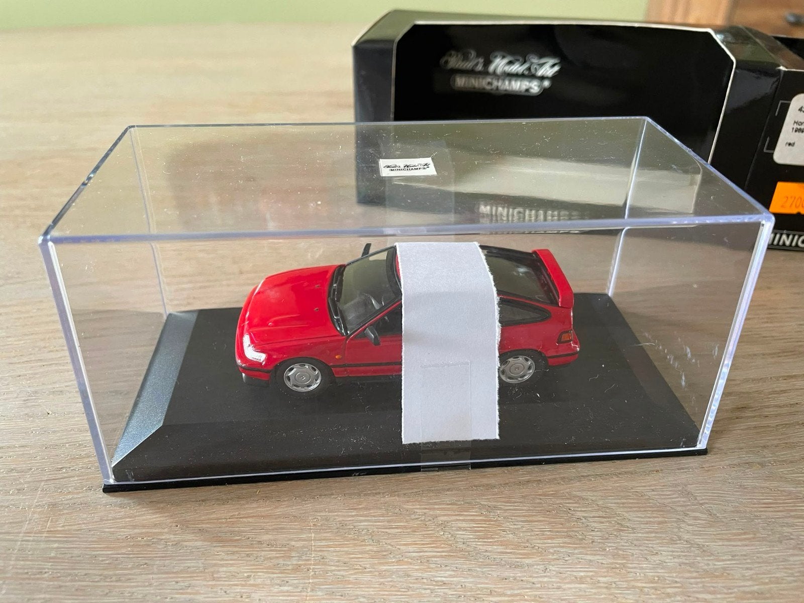 Minichamps Honda crx rood- 1:43, Ophalen of Verzenden, Nieuw, Auto, MiniChamps