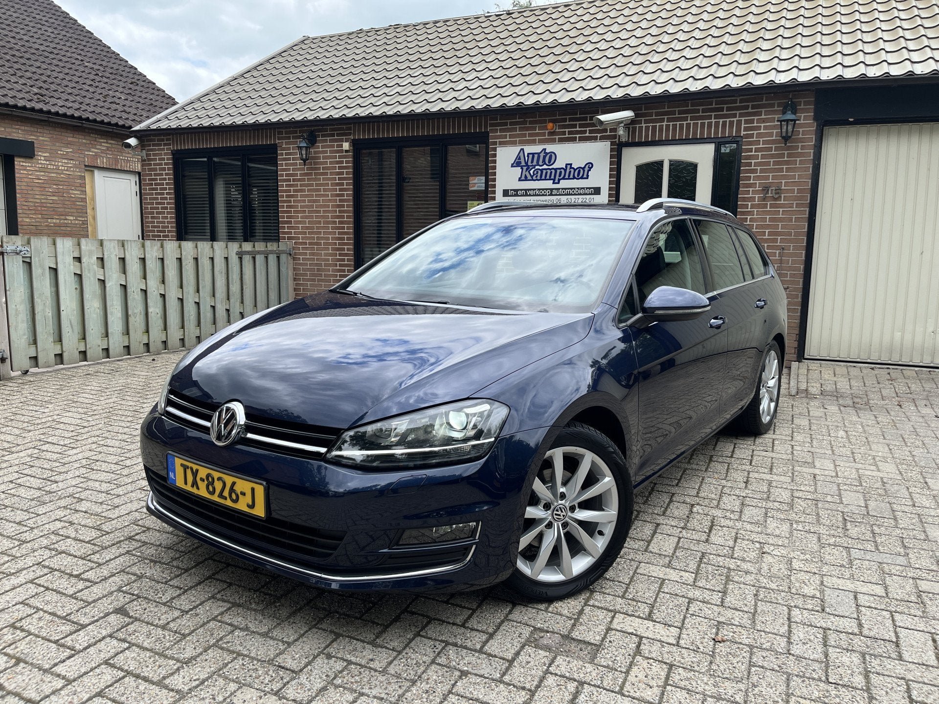 Volkswagen Golf Variant 1.4 TSI Highline Xenon Trekhaak H.le, Euro 5, Gebruikt, 4 cilinders, Blauw