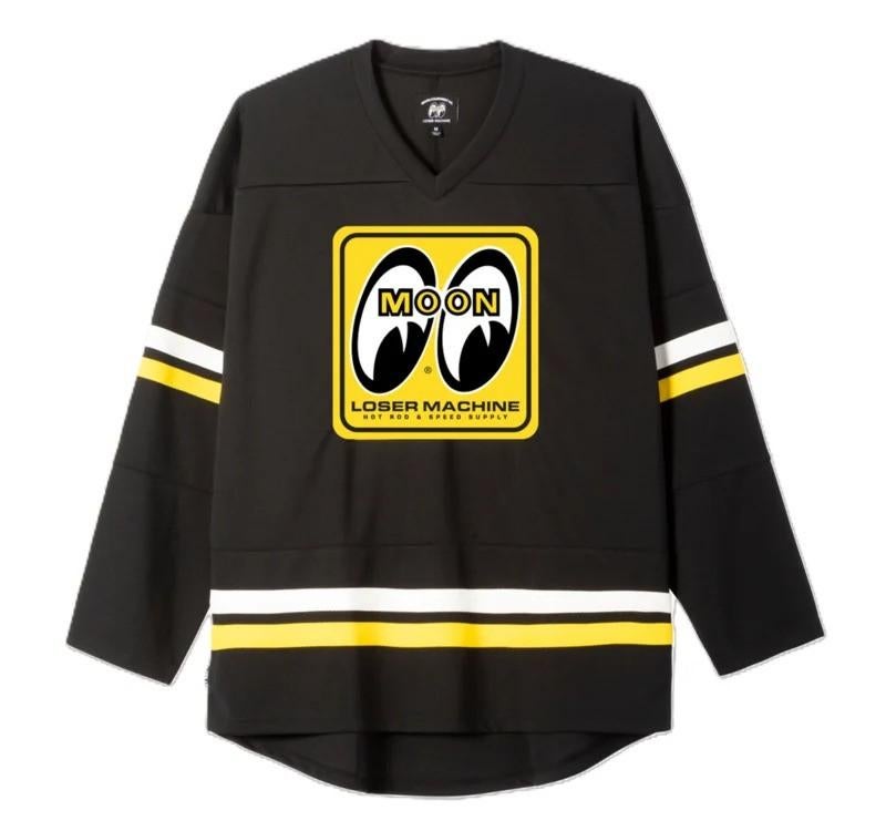 LOSER MACHINE X MOONEYES ICING HOCKEY JERSEY BLACK, Sport en Fitness, IJshockey, Weg en Land, Info@workingclassrebel.com, Nieuw