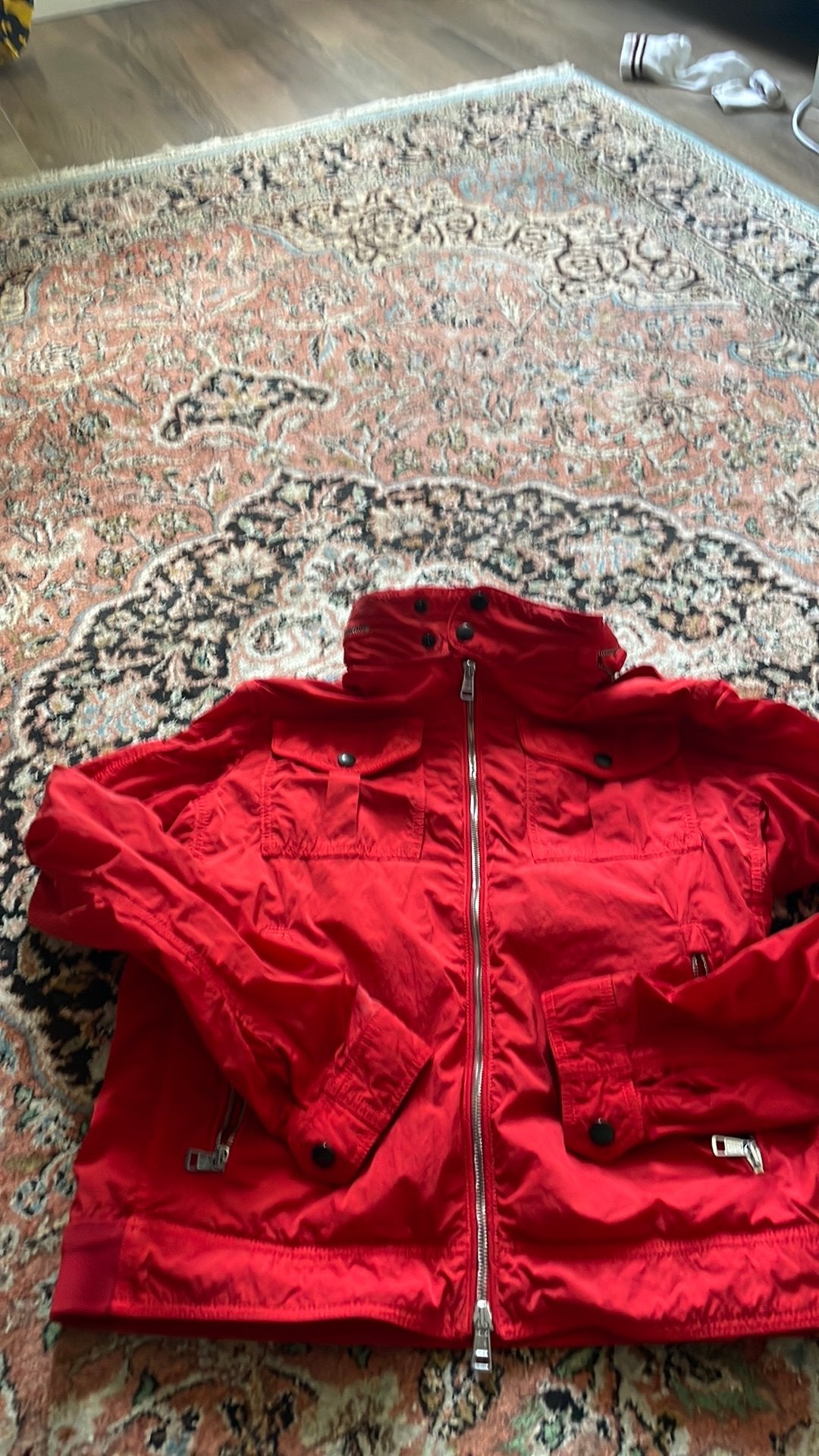 Moncler jasje s, Ophalen, Zo goed als nieuw, Zwart