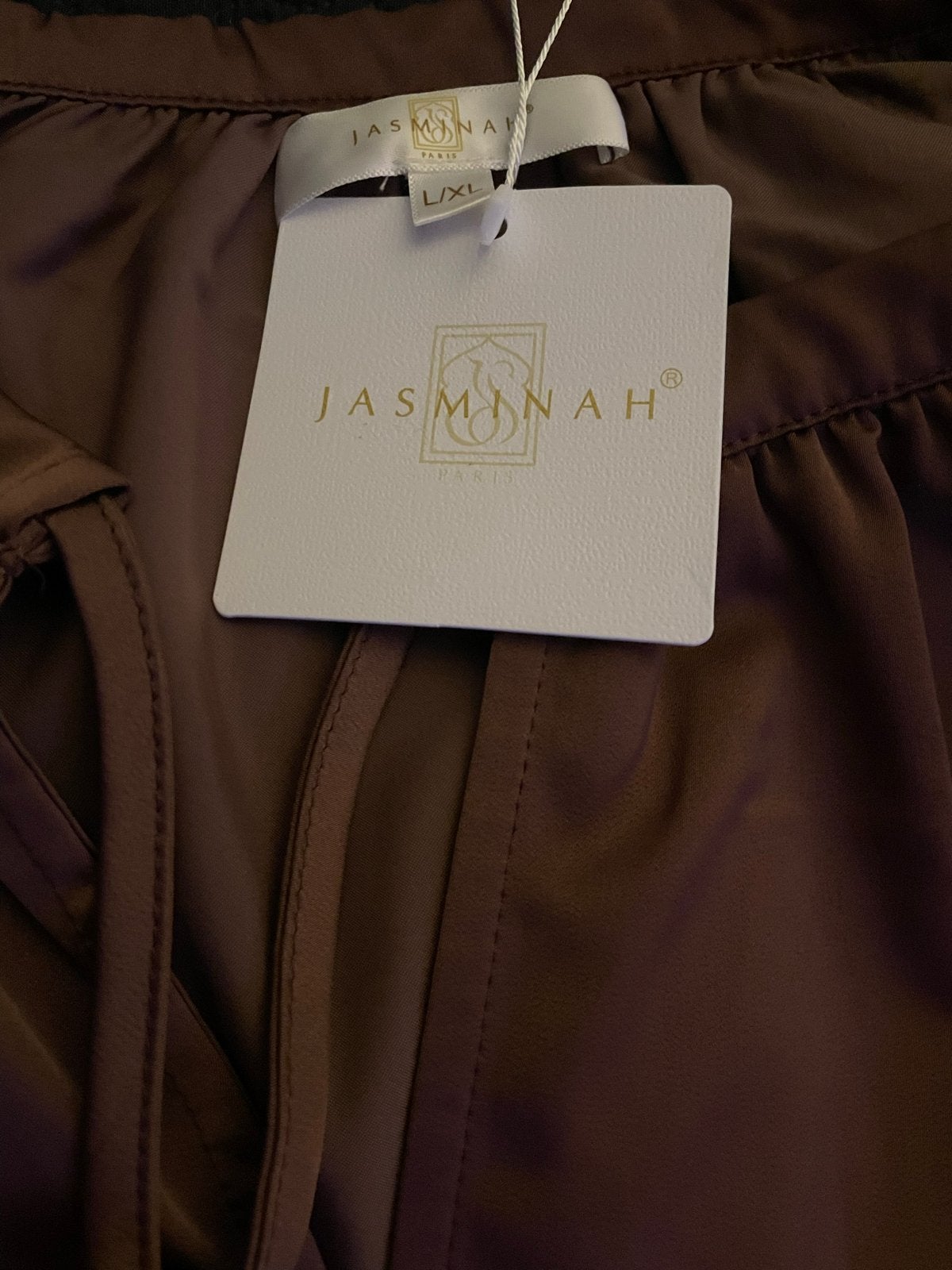 Jasminah Jurk L/XL - Nieuw en Ruimvallend, Kleding | Dames, Bruin, Maat 46/48 (XL) of groter, Nieuw, Ophalen of Verzenden