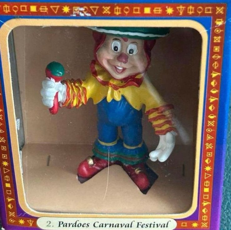 Efteling Pardoes Carnaval Festival Beeldje, Ophalen of Verzenden, Nieuw, Beeldje of Poppetje
