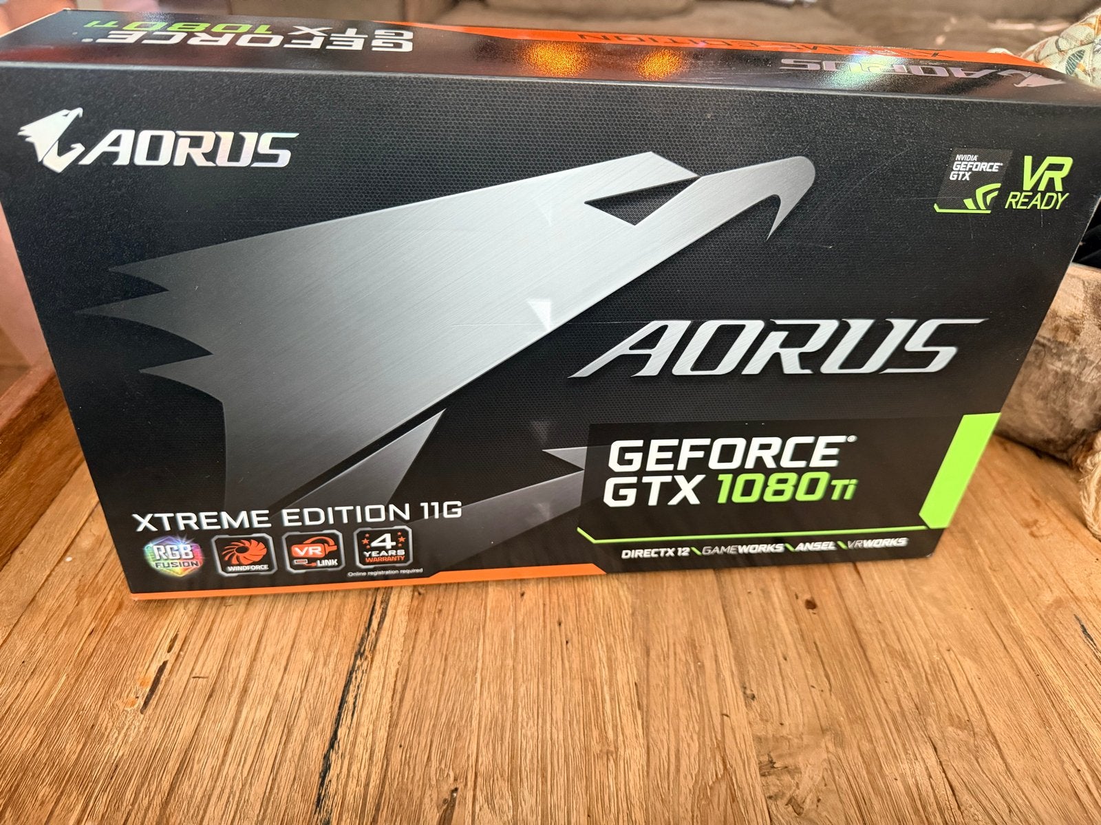 AORUS GeForce GTX 1080 Ti Xtreme Edition 11G Videokaart, Ophalen, PCI-Express 3, Gebruikt, HDMI