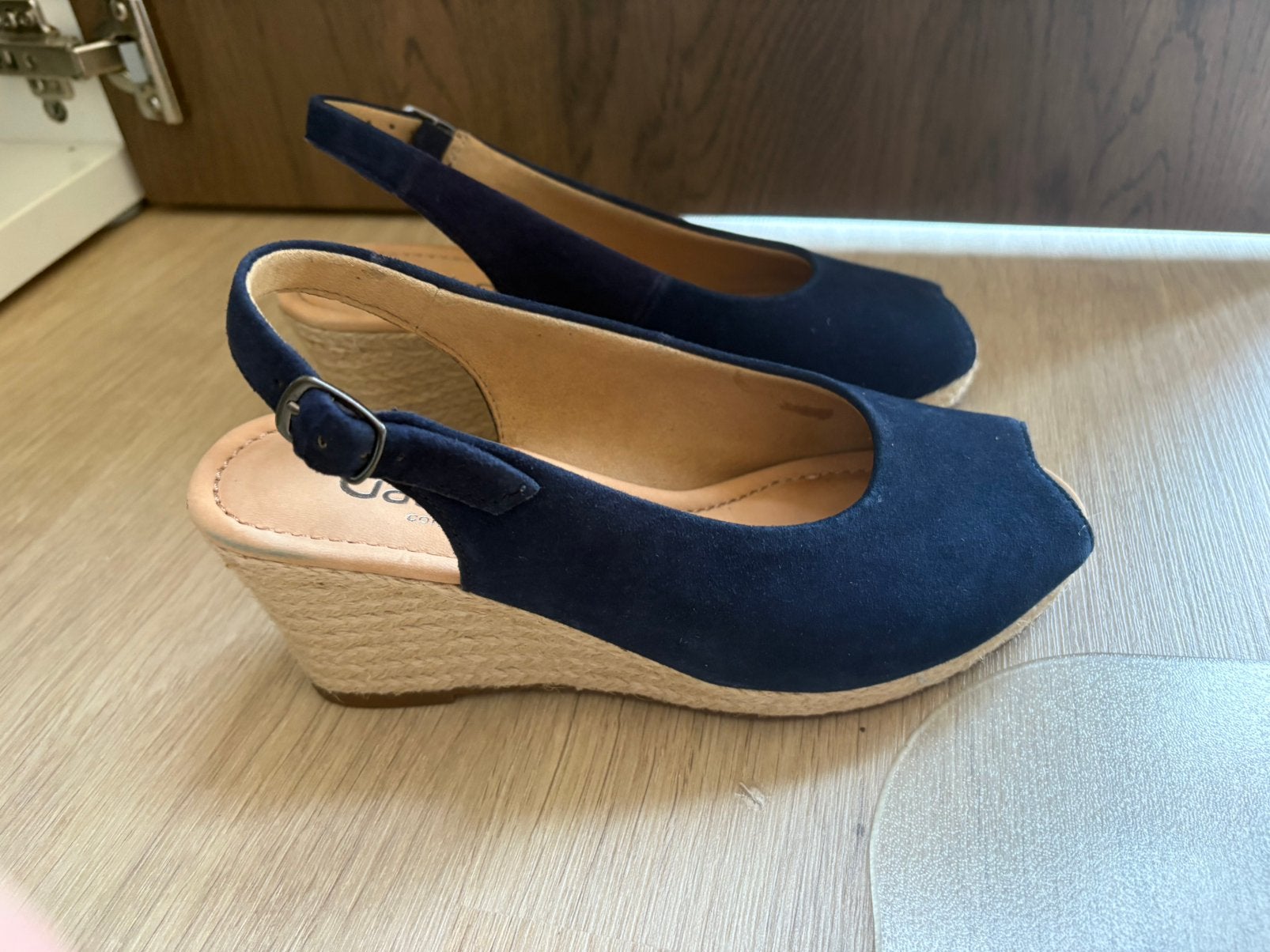 Espadrilles Gabor, Blauw, Ophalen of Verzenden, Zo goed als nieuw, Espadrilles of Moccasins