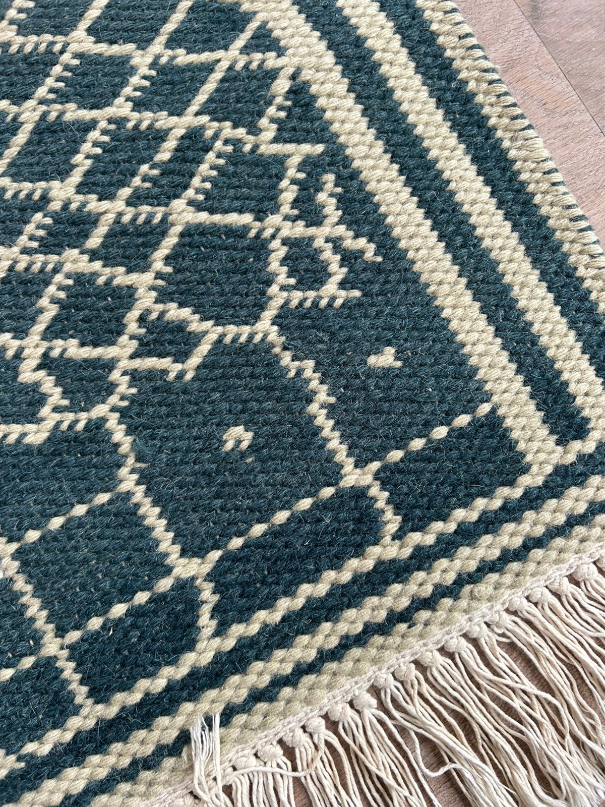 Wollen kleed, Huis en Inrichting, Bohemium, 100 tot 150 cm, Groen, Zo goed als nieuw