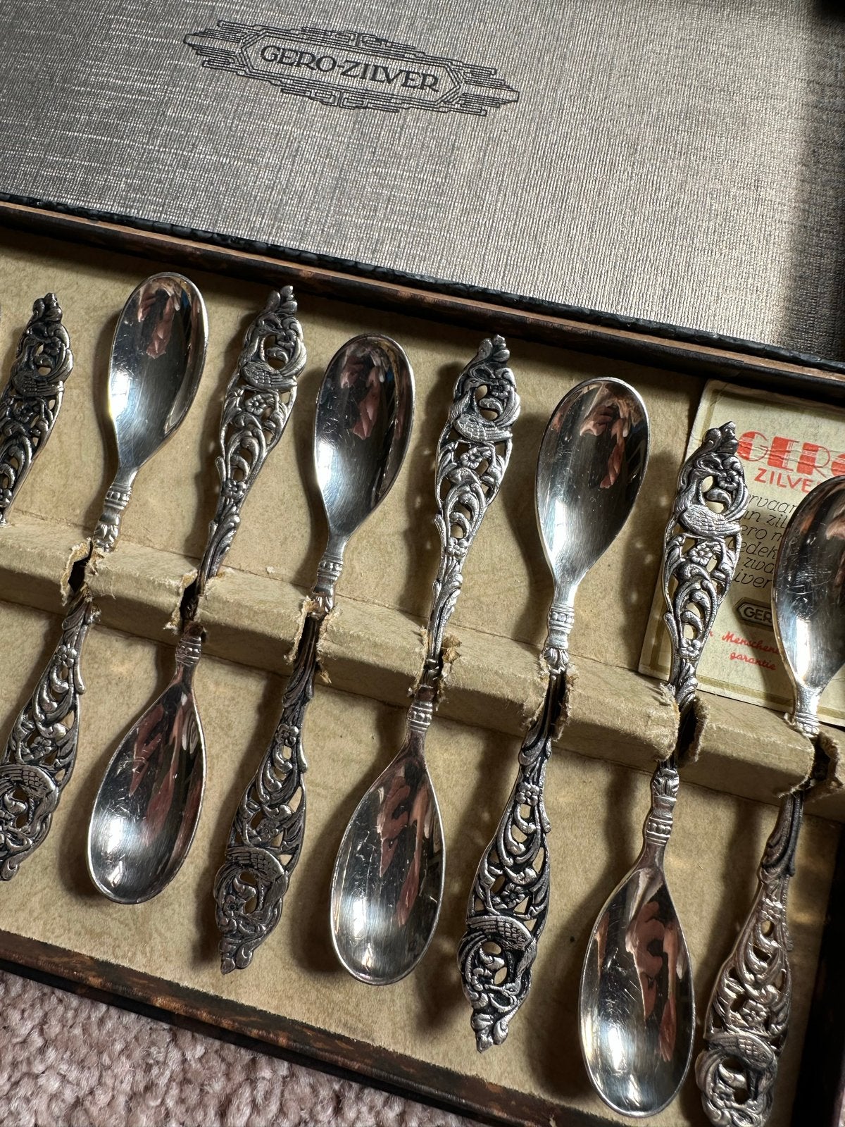 Gero Zilvium Bestekset - Vintage Lepels en Vorken, Antiek en Kunst, Antiek | Bestek, Ophalen