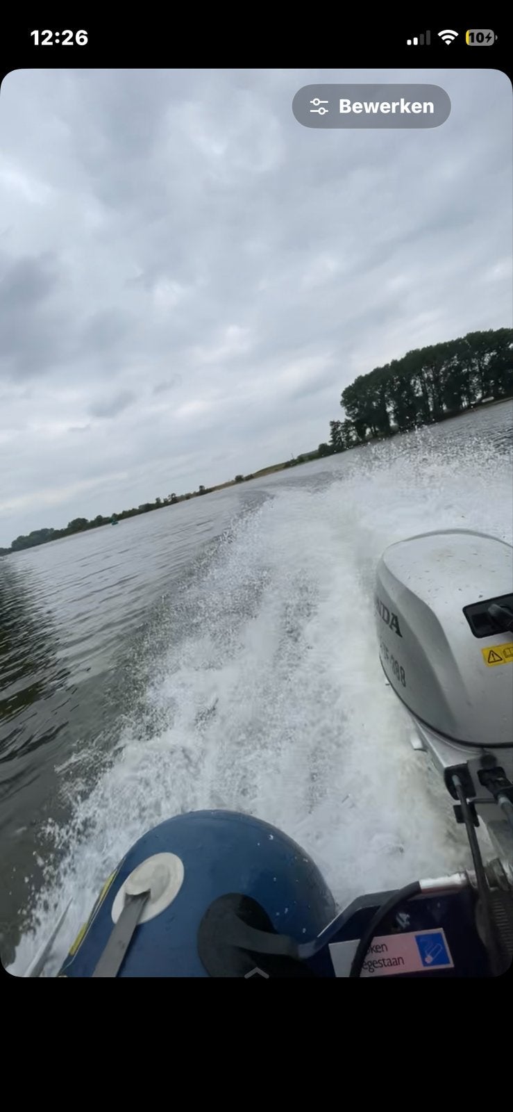 Honda buitenboordmotor boot en trailer voor meer prijs, Ophalen, Gebruikt