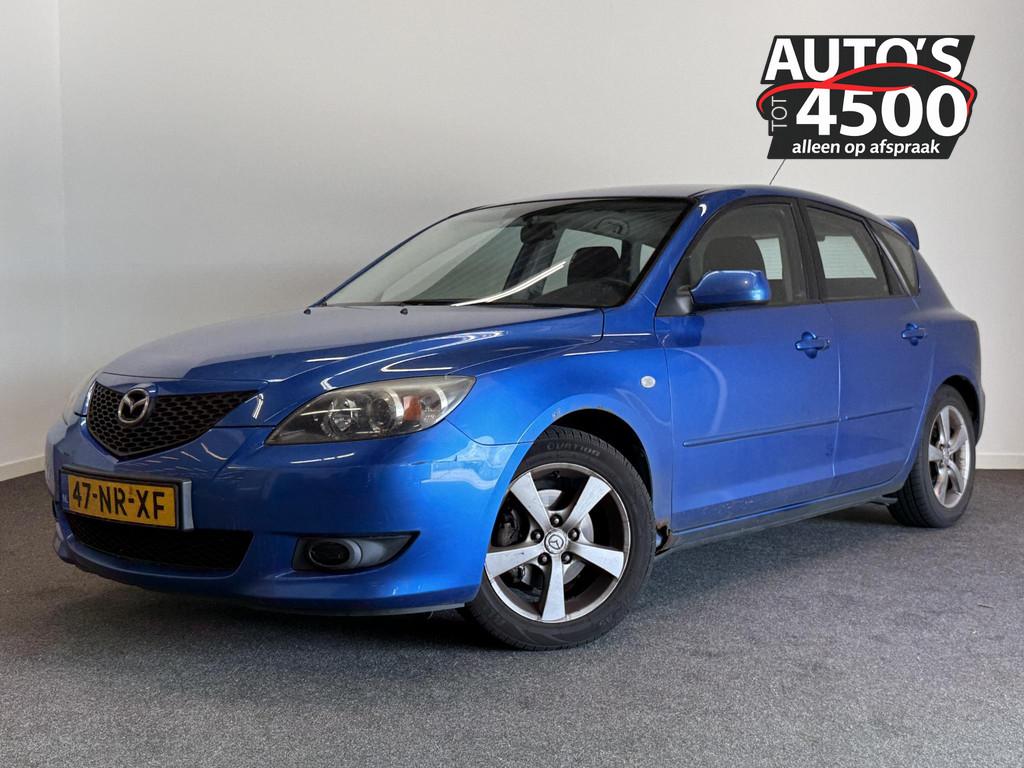 Mazda 3 Sport 1.6 Touring export! (Roest), Auto's, Mazda, Voorwielaandrijving, 1160 kg, Stof, Gebruikt