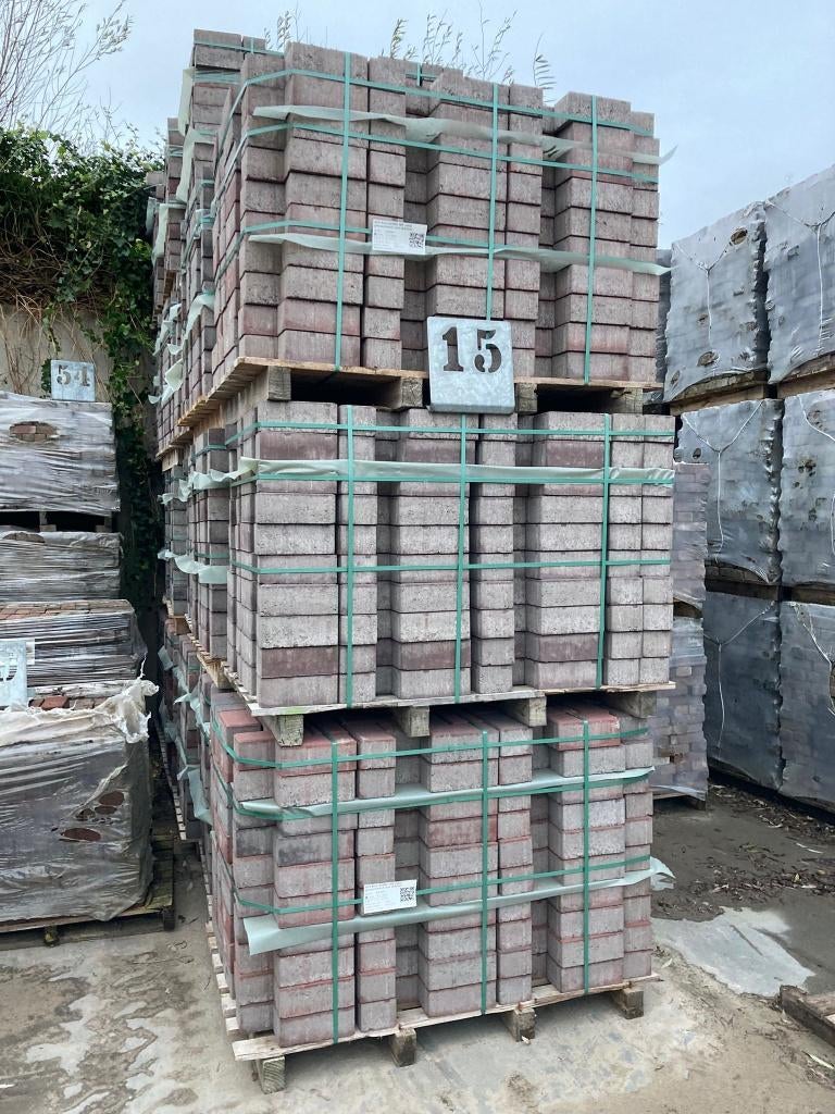 BKK / Betonklinkers rood 8cm b-keus (P15), Tuin en Terras, Ophalen, Nieuw, Beton, Klinkers