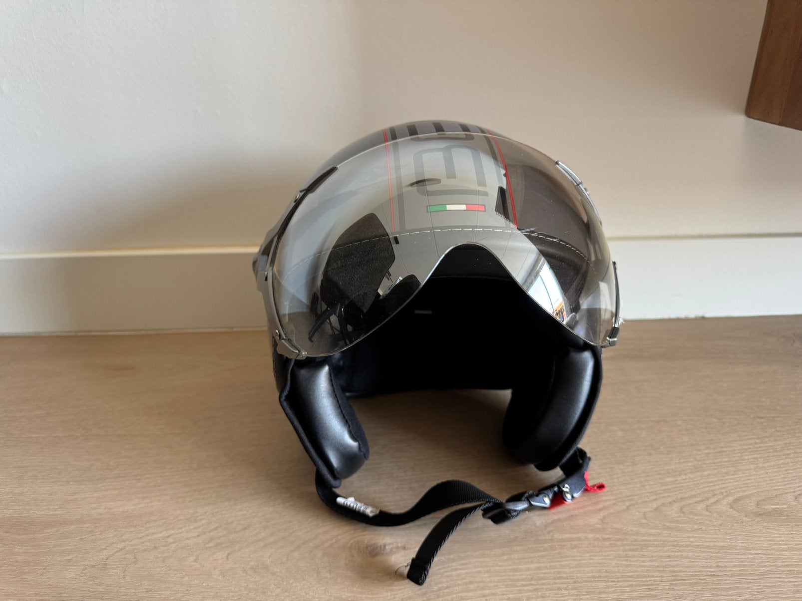 Scooter helm grijs, Ophalen, Zo goed als nieuw, Medium