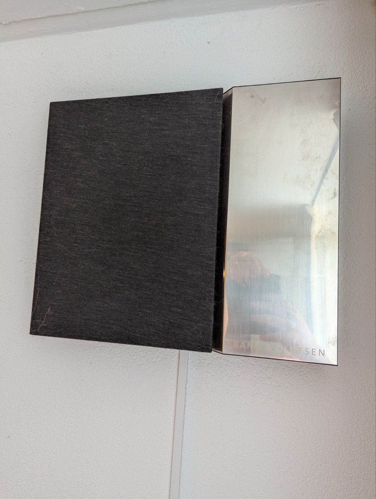Bang & Olufsen Speakers - Zilver/Zwart, Ophalen, Stereo speakers, Gebruikt, Inclusief kabels