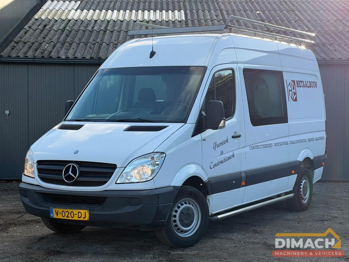 Mercedes-Benz Sprinter 313 CDI L2H2 - Dubbel Cabine - Trekha, Auto's, Euro 5, Gebruikt, Zwart, 4 cilinders