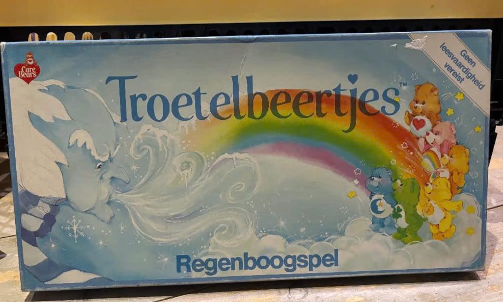 Troetelbeertjes Regenboogspel uit 1983 van Clipper, Een of twee spelers, Ophalen of Verzenden, Zo goed als nieuw, Clipper