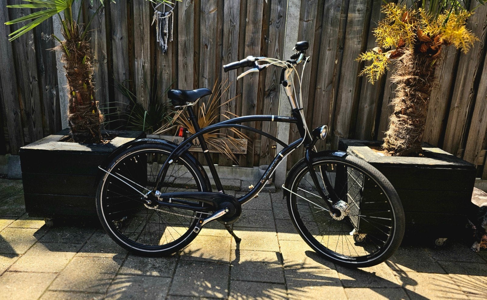 Spart heren fiets type Bullet black Line, Ophalen, Sparta, Versnellingen, Zo goed als nieuw