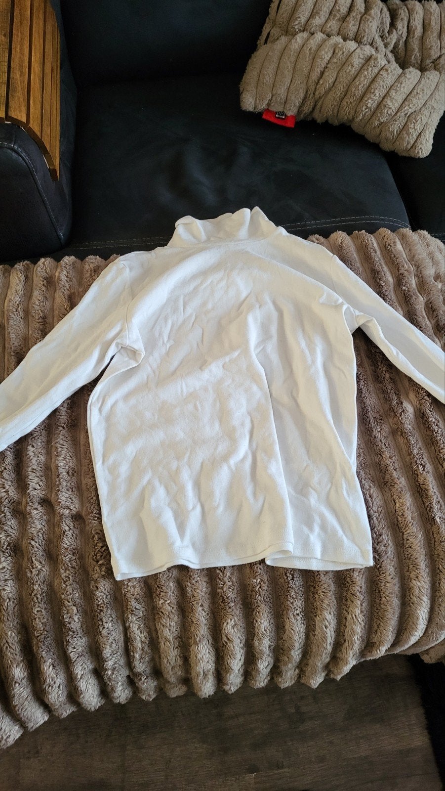Witte coltrui met lange mouwen, Onbekend, Ophalen of Verzenden, Zo goed als nieuw