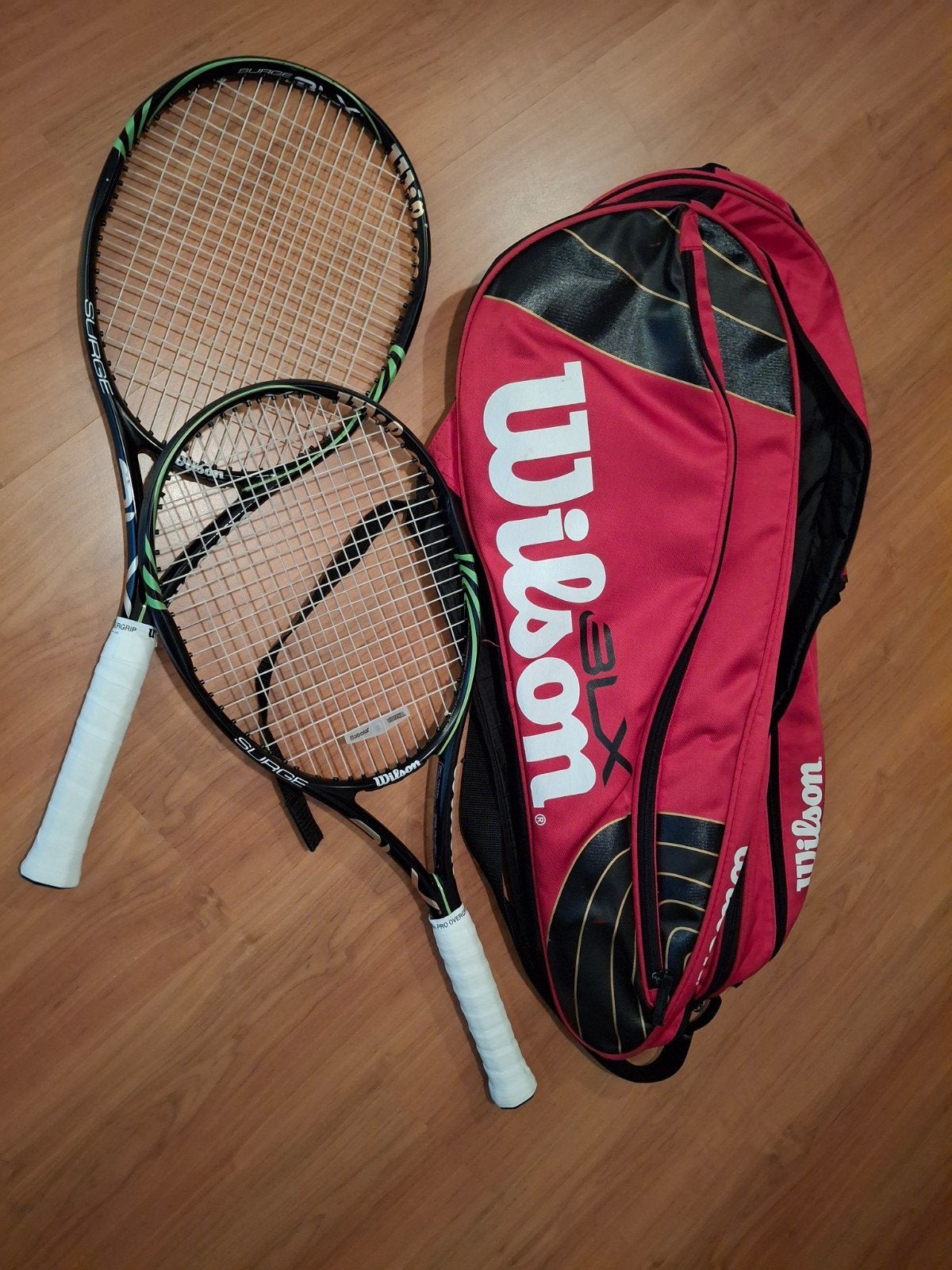 Complete Wilson BLX tennisset: 2 rackets + tennistas, Sport en Fitness, Tennis, Ophalen