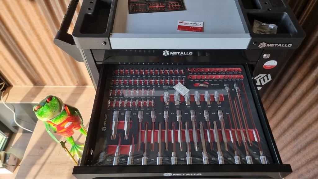 Metallo gereedschapwagen 7 laden vol gereedschap, Ophalen, Nieuw