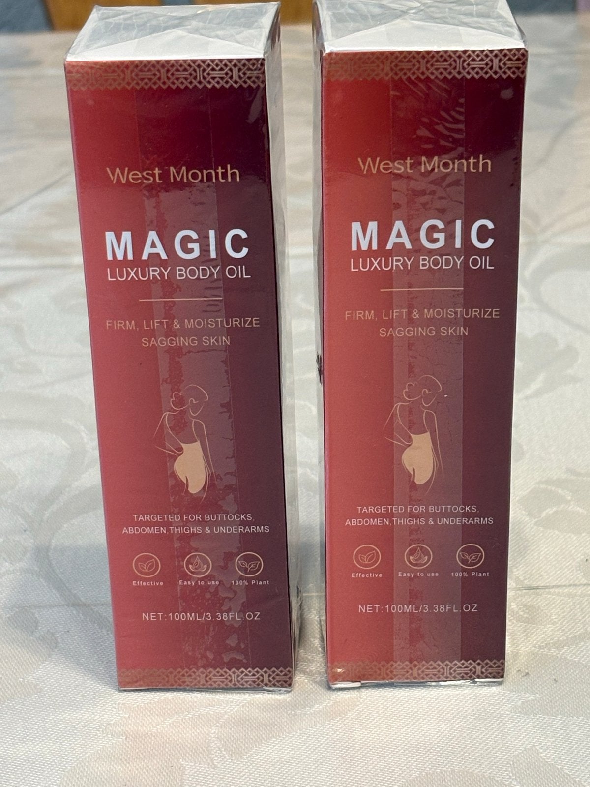 West Month Magic Luxury Body Oil - Verstevigende Olie, Ophalen of Verzenden, Nieuw, Bodylotion, Crème of Olie