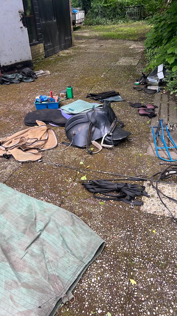 Zadel silvercup suprème en paardenbenodigdheden, Dieren en Toebehoren, Ophalen, Gebruikt