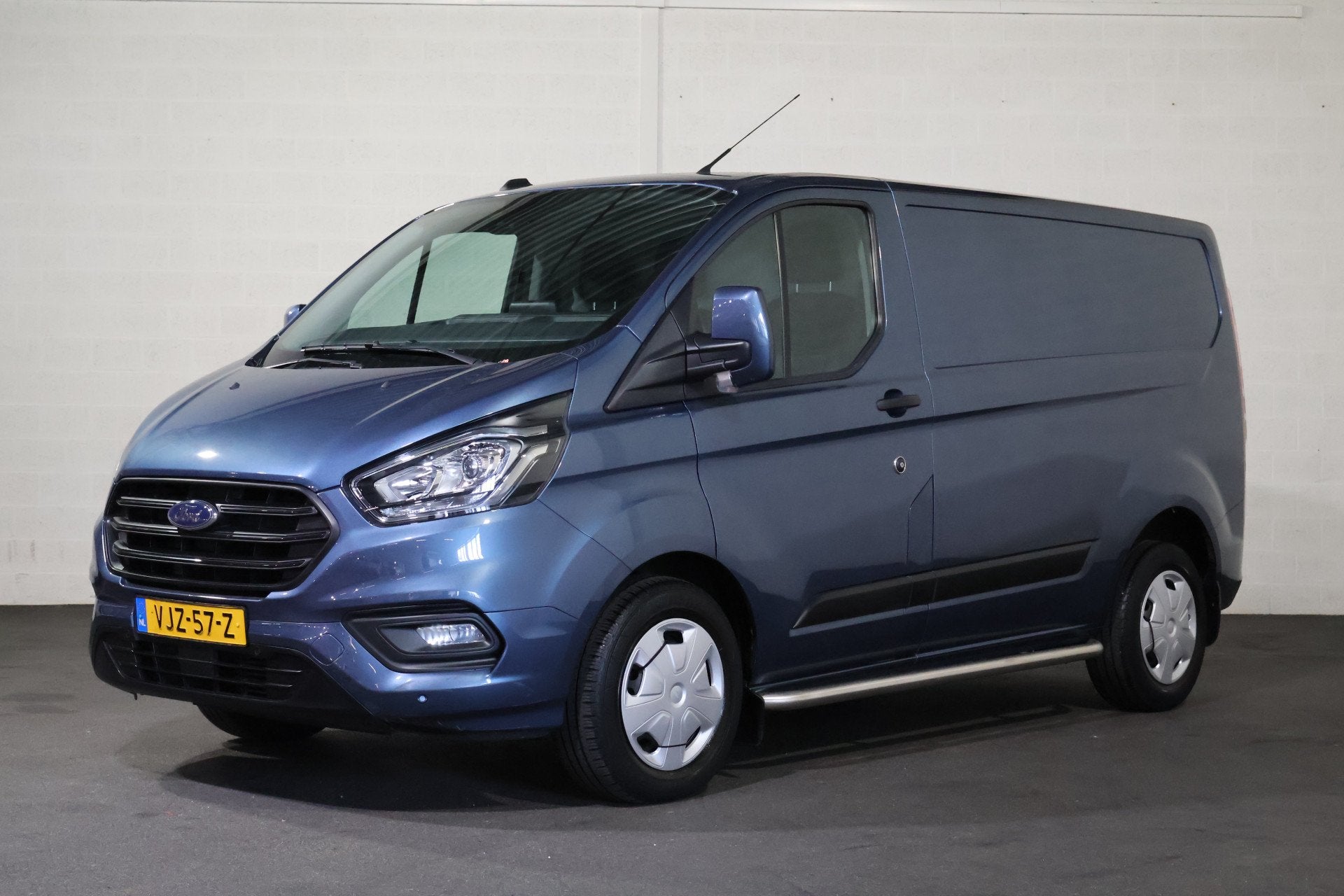 Ford Transit Custom 2.0 TDCI L1 H1 Automaat Navigatie Camera, Auto's, Stof, Euro 6, 4 cilinders, Blauw