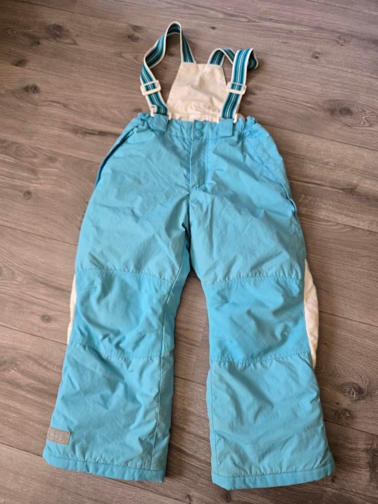 Turquoise skibroek H&M, maat 116 (OP9), Ophalen of Verzenden, Zo goed als nieuw, Jongen of Meisje, Broek