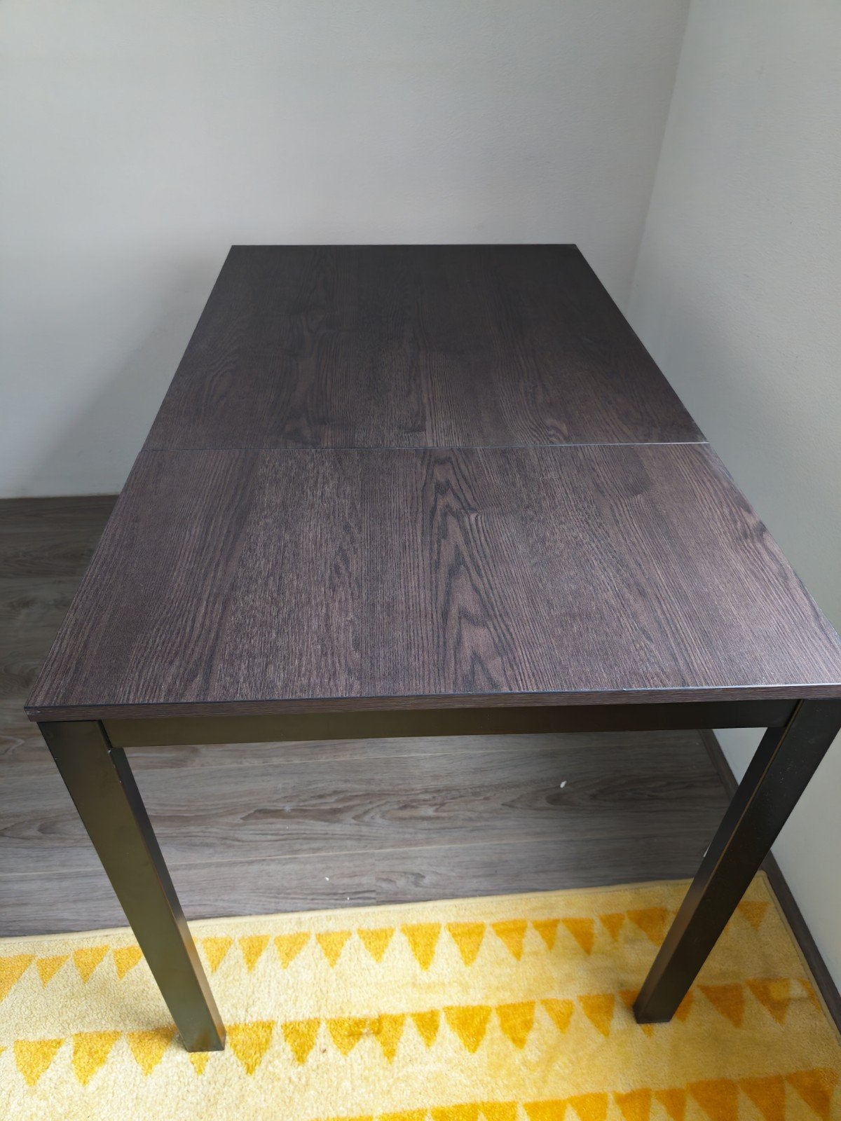 Stevige inklapbare tafel 120x80cm (ingeklapt 80x80cm), Huis en Inrichting, Tafels | Eettafels, Gebruikt, 100 tot 150 cm, 50 tot 100 cm