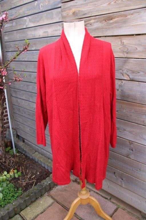 Vest rood Paprika mt M Vaste prijs OPRUIMING, Maat 38/40 (M), Ophalen of Verzenden, Paprika, Gedragen