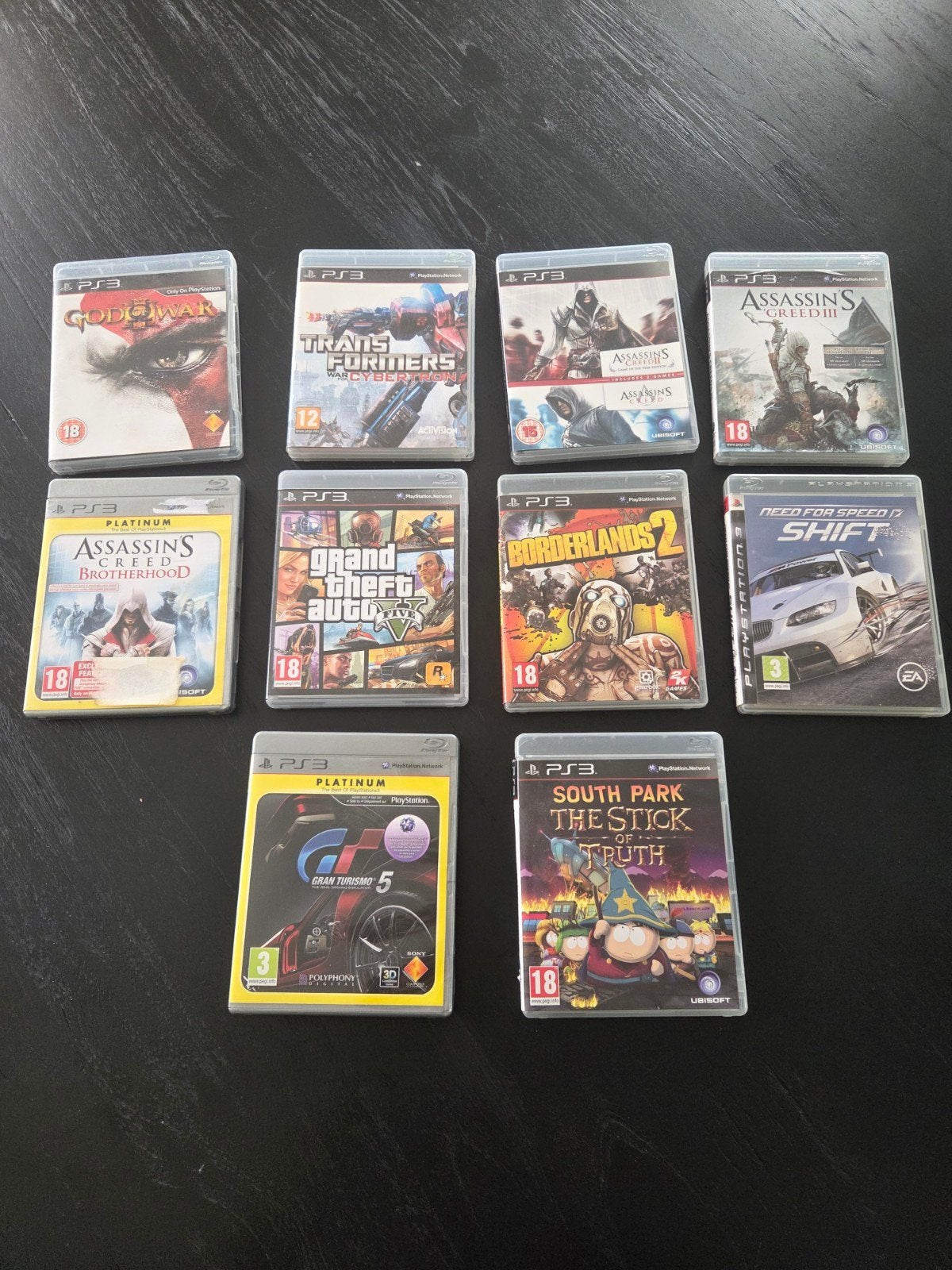 10 ps3 games, Avontuur en Actie, Vanaf 18 jaar, 1 speler, Ophalen of Verzenden