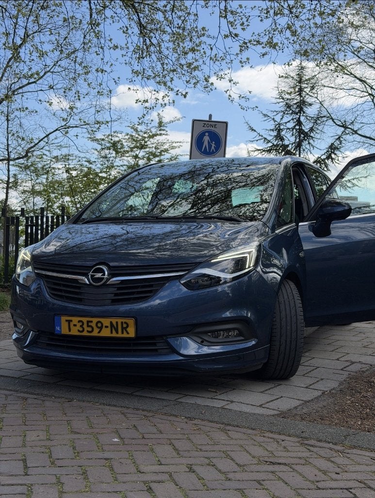 Opel Zafira 2.0 Cdti 170pk AUT 2016 Blauw, Auto's, Opel, 1956 cc, Blauw, Leder, Particulier