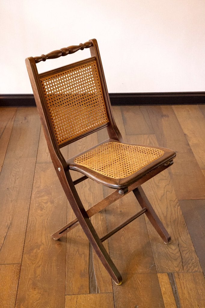 Klassieke houten klapstoel '70, Ophalen, Bruin, Seventies, Zo goed als nieuw