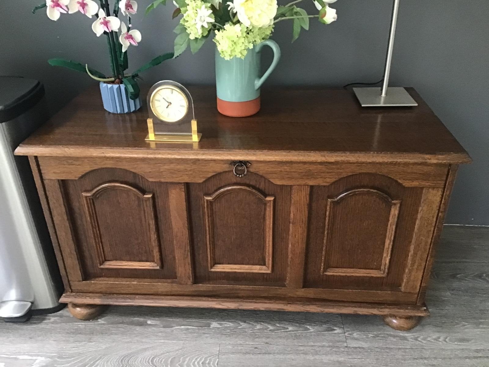 Deken-/Opbergkist met Klepdeur - 103x48x57 cm, Ophalen, Gebruikt, 50 – 75