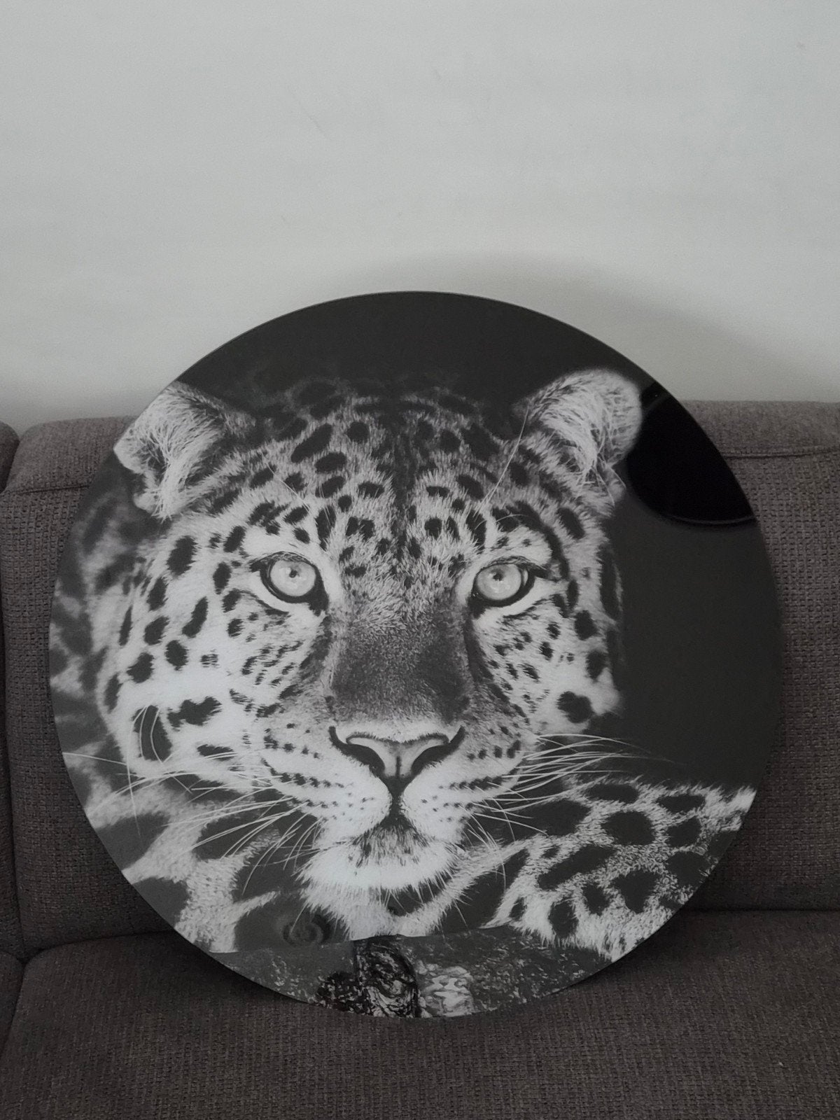 Countryfield glasschilderij panter, Ophalen, 60 cm, Zo goed als nieuw, Glas