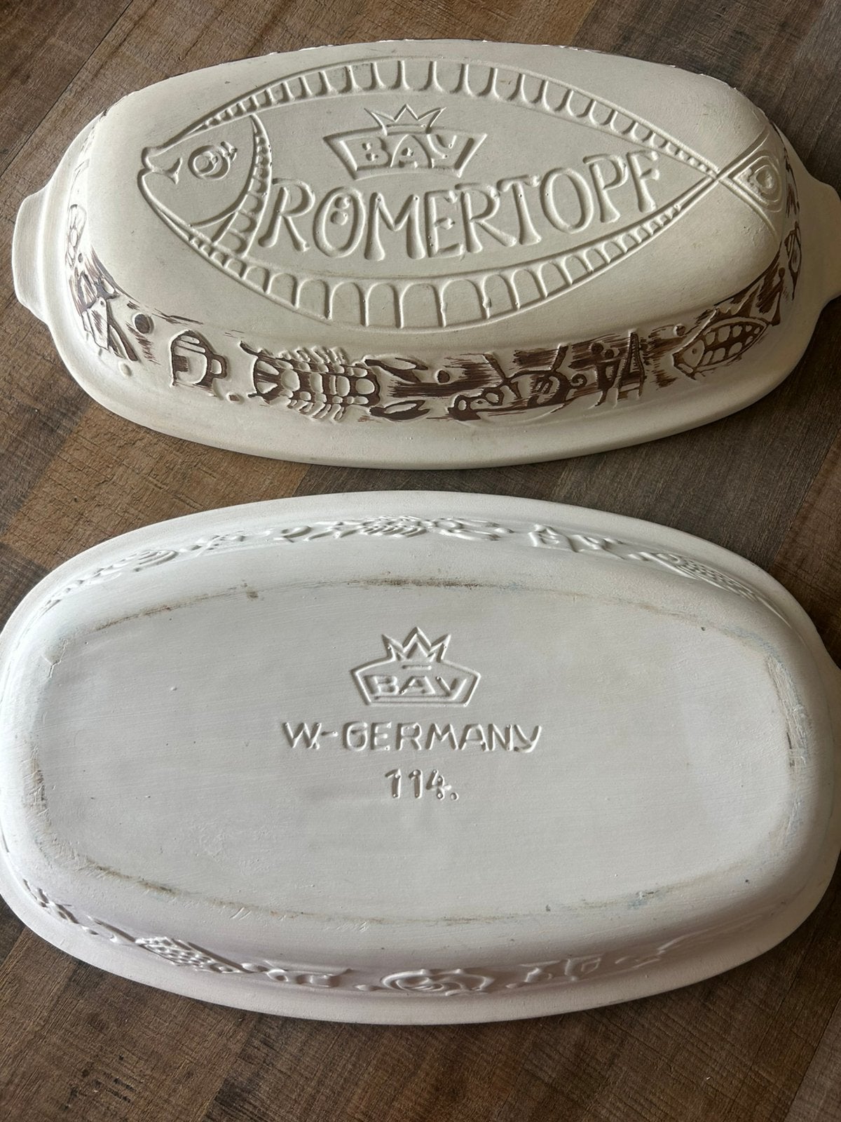 Prachtige vintage maar ongebruikte romertopf, Overige merken, Vintage, Ophalen of Verzenden, Aardewerk