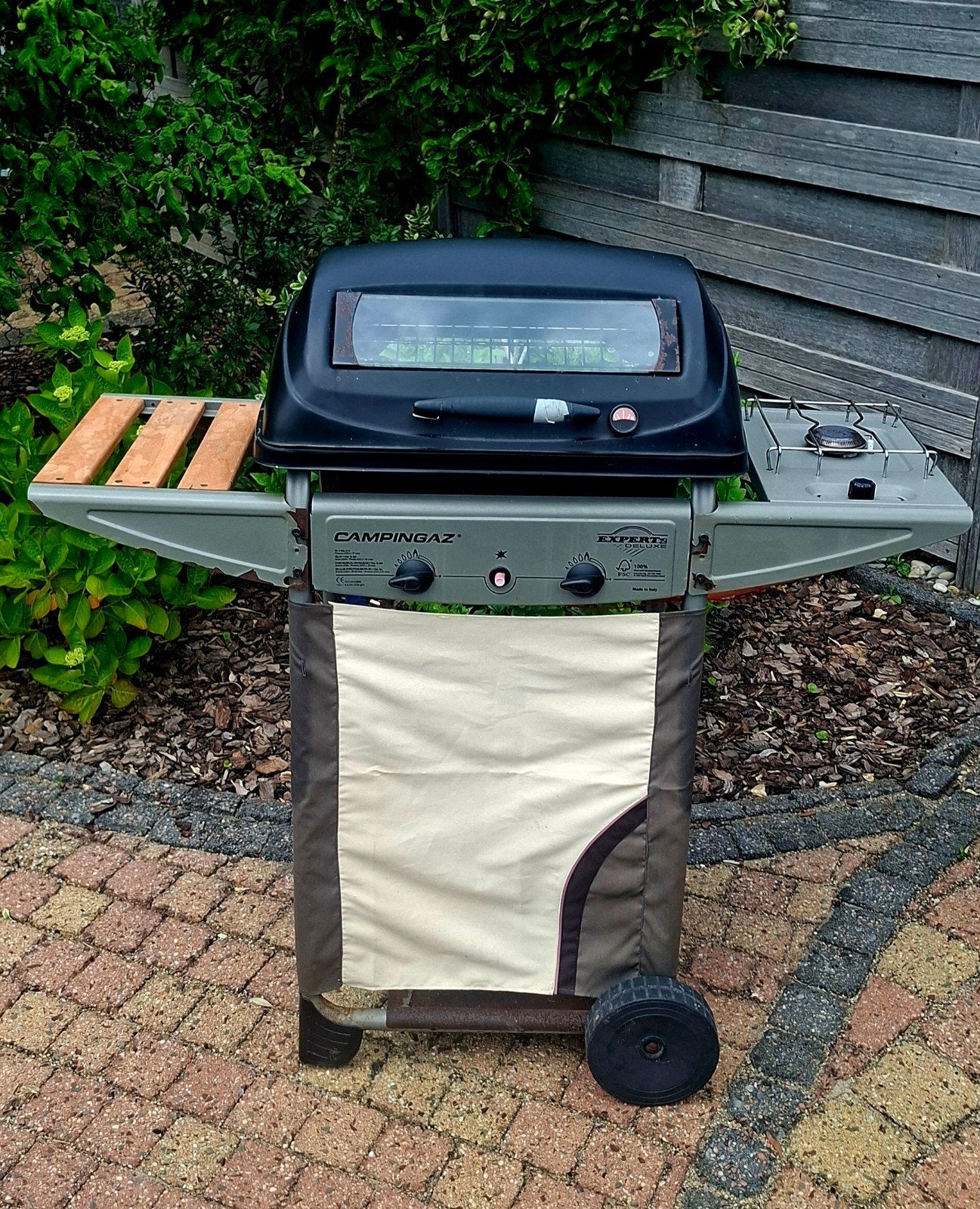Campingaz Expert Deluxe Barbecue met extra gaspit, Ophalen, Gebruikt, Campingaz