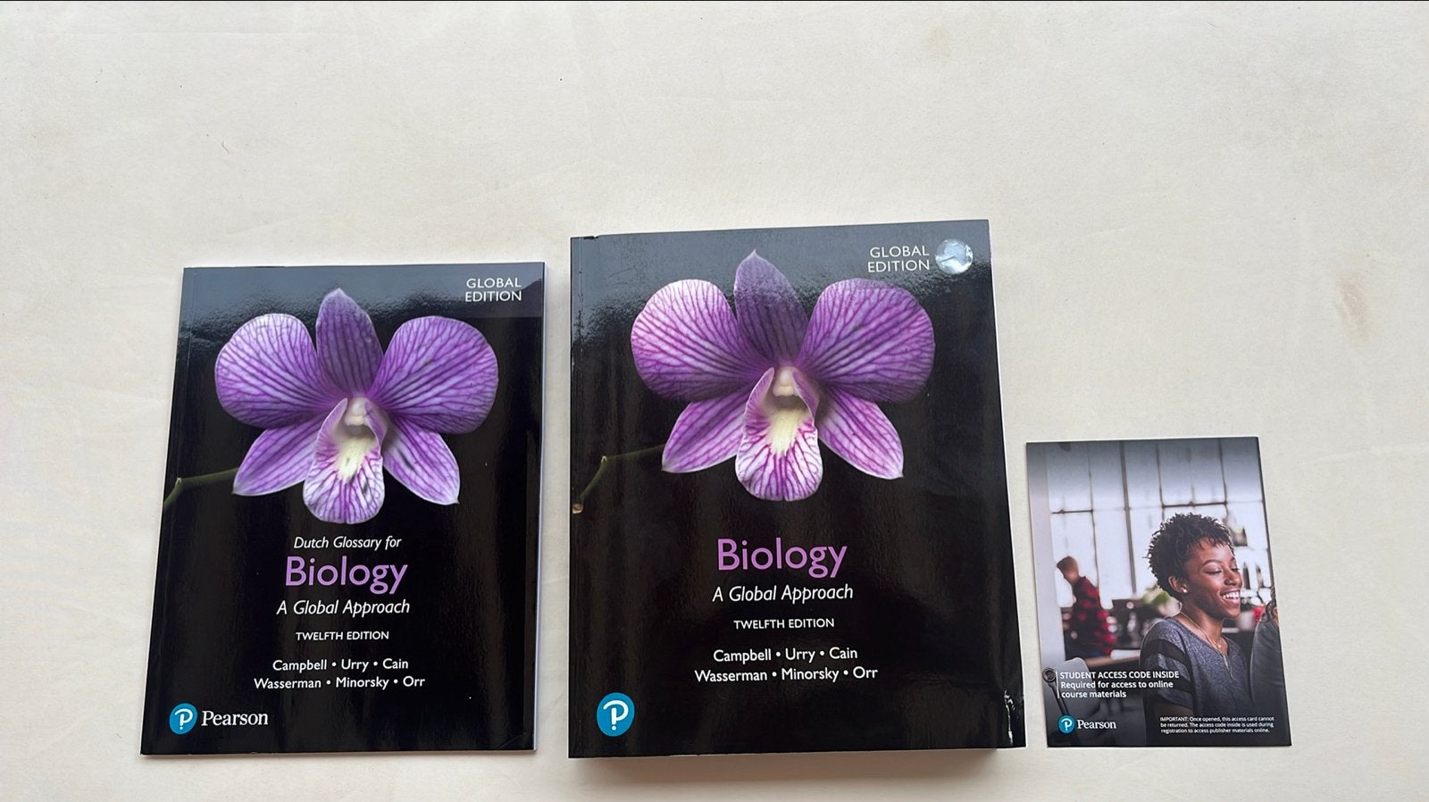 Tweedelige set: Biology A Global Approach 12e editie, Boeken, Ophalen of Verzenden, Beta, Nieuw, HBO